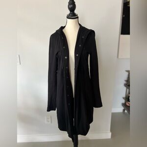 Armani Exchange Thick Jersey Hoodie Coat